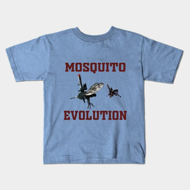 Mosquito Evolution Kids T-Shirt by TenomonMalke